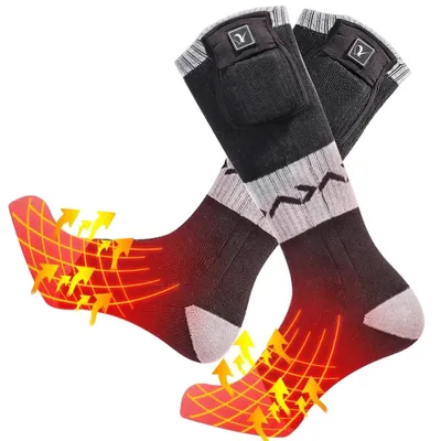 Image de Chaussettes chauffantes, Hiver-Thermique, Chauffage par batterie, s08c, M