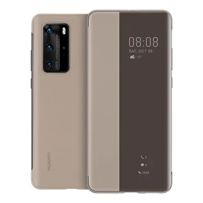 Produktbild von Huawei Smart View Flip Cover, Folio, Huawei, P40 Pro, 16,7 cm (6.58"), Khaki