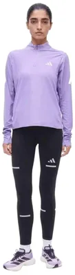 Imagen del producto de Sudadera Adidas Adi365 Iconic Running 1/2 Zip Jumper "Magic Lilac" para Mujer