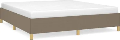 Produktbild von vidaXL Boxspringbettgestell Taupe 180x200 cm Stoff