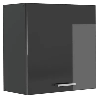 Zdjęcie produktu dla Szafka ścienna Vicco R-Line Antracyt połysk/Antracyt 60 cm z 1 drzwiami, Model 65790