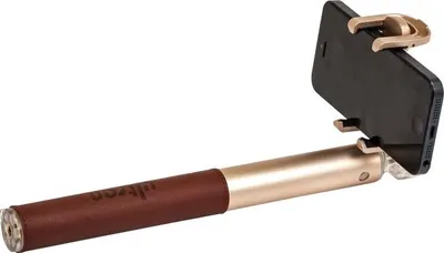 Obrázek produktu pro Ultron BT deluxe selfie tyč Hnědá, zlatá