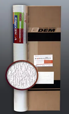 Produktbild von EDEM 80362BR70 Vliestapete überstreichbar Reibeputz Optik weiß | 106 qm 4 Rollen