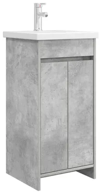 Produktbild von vidaXL Badezimmerschrank mit Waschbecken Betongrau 42 x 40 x 84,5 cm