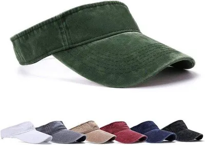 Immagine prodotto di Cappellino sportivo verde da donna, in cotone, taglia unica