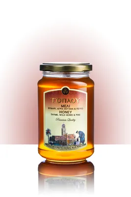 Produktbild von SI-MEL SAVIDAKIS 12201 - “Toplou” Thymian Honig 470g von Kreta
