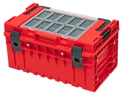 Produktbild von Toolbrothers RHINO XXL Werkzeugkoffer ULTRA Handling+ Höhe L 38 l IP66 mit herausnehmbaren Trennwänden + Boxen