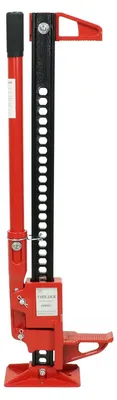 Produktbild von High-Lift Wagenheber - Hydraulischer Farm Jack - Tragkraft 3000 kg - Hubhöhe 84 cm - Ratschmechanismus - Offroad 4x4 - Für ATV SUV Traktor LKW - Rot