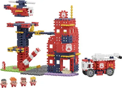 Produktbild von Marioinex Mini Waffle-Bausteine – City: Feuerwache  280 Teile
