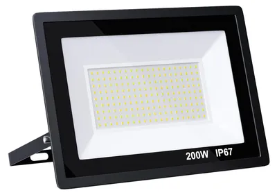 LED-Flutlicht 200 W, 6000 K, IP66, wasserdicht, mit Fernbedienung