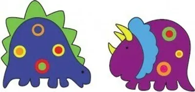Immagine prodotto di Decorazione murale - Dinosauri