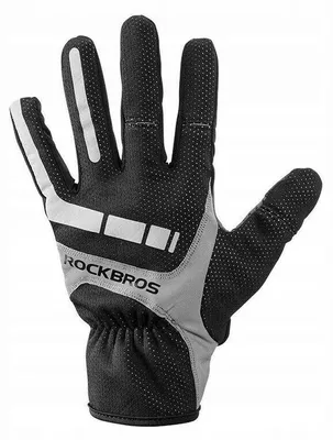Produktbild von Rockbros Fahrradhandschuhe S173BGR Langfinger Warm Wasserdicht