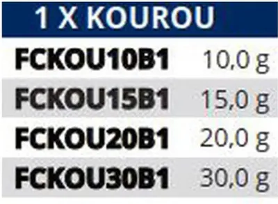 Immagine prodotto di Galleggianti da pesca Tortue Kourou Blu 15 g Blu 15 g