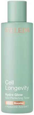 Produktbild von WELEDA Cell Longevity Hydra Glow Skin Perfecting Toner - Gesichtswasser mit [NAD⁺] Booster & Hyaluronsäure spendet intensive Feuchtigkeit & strahlenden Teint (Naturkosmetik, vegan, 100ml)