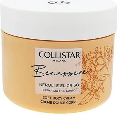 Obrázek produktu pro Collistar Benessere Neroli & Helichrysum, Krémová, Ženy, Hydratační, Vyživující, Změkčující, Univerzální pleť, 200 ml, Dávkovač