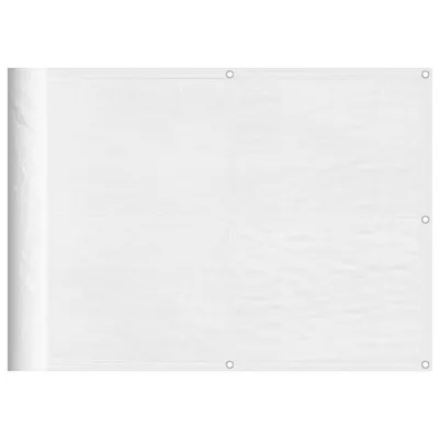 Immagine prodotto di vidaXL Schermo privacy per balcone bianco 75x1000 cm 100 % poliestere Oxford
