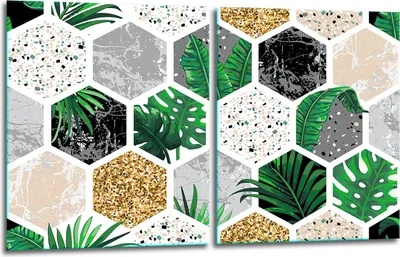 Produktbild von Herdabdeckplatten 2x40x52 Glaskeramikfeld 2-Teilig Glas Spritzschutz Mosaik