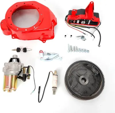 Immagine prodotto di Avviamento elettrico - Set di avviamento elettronico/Kit di avviamento - Adatto per GX160 GX200 - Potenza 5,5 CV 6,5 CV - Set completo