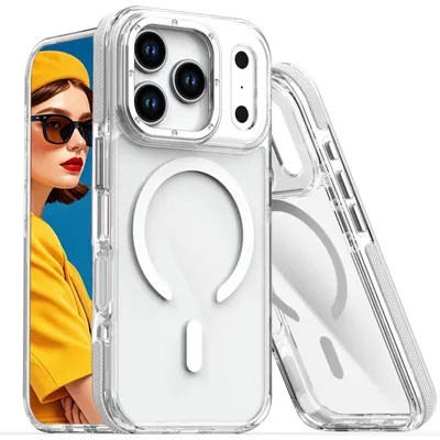 Obrázek produktu pro Průhledné magnetické pouzdro pro iPhone 17 Pro Max