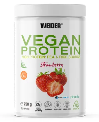 Immagine prodotto di Weider Vegan Protein (750g) Fragola - Proteine - Proteine vegane