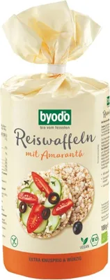 Obrázok produktu pre Byodo 234043, Sušienka, Amaranth, Kolo, 387 kcal, 1642 kJ, 8,3 g