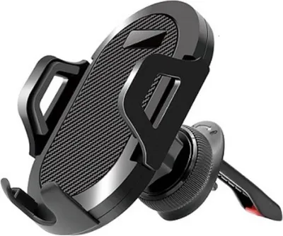 Immagine prodotto di Supporto per cellulare per auto, ruotabile a 360°, fissaggio alla griglia di ventilazione, morsetto regolabile, apertura 53-95 mm