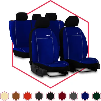 Produktbild von Sitzbezüge Auto Universal Schonbezug Autositzbezüge Sitzbezug für Bezug Blau Set