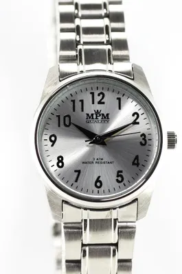 Produktbild von MPM-Quality Damenuhr Edelstahl Silber Zifferblatt Silber Armband Silber