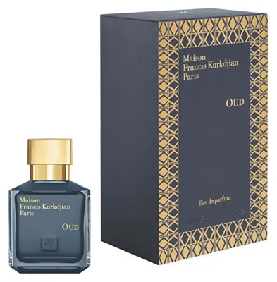 Obrázok produktu pre Maison Francis Kurkdjian Oud 70ml, Unisex, 70 ml, Nádoba na jedno použitie, Saffron, Elemi gum from Philippines, Natural oud from Laos, Cedar wood from Marocco, Patchouli..., Sprej