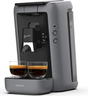 Produktbild von Kaffeepadmaschine, PHILIPS SENSEO Maestro CSA260/51, Kaschmirgrau, 1.2L Wassertank, Intense Plus Technologie