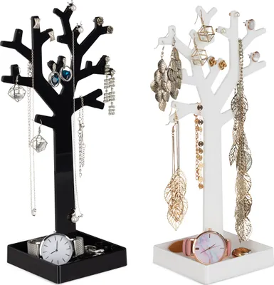 Produktbild von relaxdays Schmuckständer Baum 2er-Set