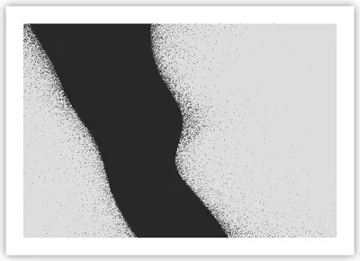 Produktbild von Poster - Poster ohne Rahmen - Schwarz Staub Weiß - 70x50 cm - Wand Bild - Wanddeko - Wandbilder - Kunstposter - Wandposter - Bilder - Kunstdruck - Wanddekoration - Wandbild - P2XAA70x50-4744