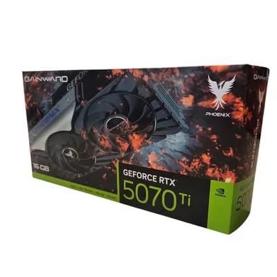 Produktbild von Gainward GeForce RTX 5070 Ti Phoenix, GeForce RTX 5070 Ti, 16 GB, GDDR7, 256 Bit, 7680 x 4320 Pixel, PCI Express 5.0