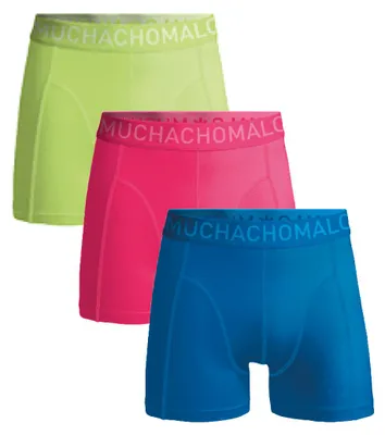 Produktbild von Muchachomalo Herren Boxershorts – 3er Pack – Microfaser & Stretch – Leichte Sport-Unterwäsche – Größe S - MICROFIB1010-162