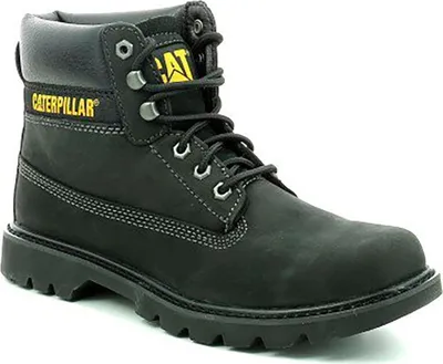A black Caterpillar Colorado 2.0 boot is shown against a white background.