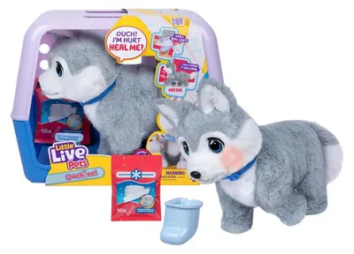 Produktbild von Little Live Pets Ouchies Husky (26680) Interaktives Spielzeug   Kinder  One Size