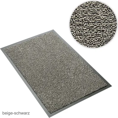 Produktbild von Schmutzfangmatte - Sauberlaufmatte beige-schwarz meliert 120 x 180 cm