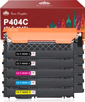 Produktbild von 5 Packung CLT-404 404S CLT-P404C CLT-M404S CLT-Y404S Toner für Samsung Xpress SL-C430 SL-C430W SL-C480 SL-C480W SL-C480FN SL-C480FW