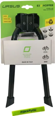 Produktbild von Fahrrad Doppelständer Ursus "Hopper" für 28 Zoll - Schwarz inkl. maxxi4you Reflexband