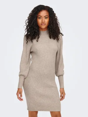 Produktbild von Beigefarbenes Pulloverkleid ONLY Katia - XS