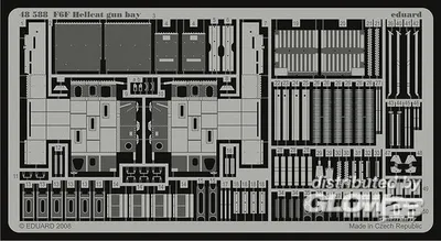 Produktbild von Eduard Accessories F6F Hellcat gun bay für Eduard Bausatz 3948588