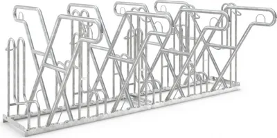 Produktbild von Fahrradständer mit Anlehnbügel 4618 XBF | 8 Räder zweiseitig | RA 540mm