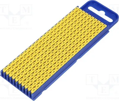 Obrázok produktu pre 200 kusov štítkov pre káble a vodiče, priemer 2,8 ÷ 3,8 mm, kód 561-02184, označovacie štítky