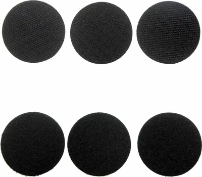 Produktbild von 3 Sätze Selbstklebende Klettpunkte Klettverschluss / Klettband ø 50 mm Werkzeuge