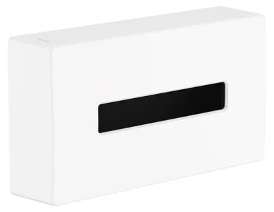 Obrázok produktu pre HANSGROHE 41774700 Kozmetický box na vreckovky AddStoris matný biely