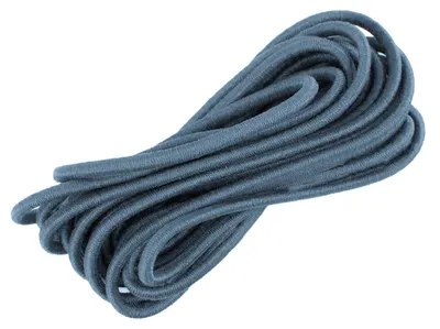 3m Gummikordel, Gummischnur, Haargummi taubenblau
