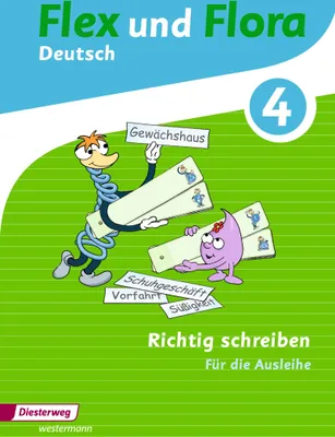 Produktbild von Flex und Flora. Heft Richtig schreiben 4: Für die Ausleihe