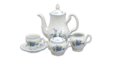 Obrázok produktu pre Porcelánová súprava na kávu, Bernadotte, karlovarský porcelán, Thun, 15 kusov