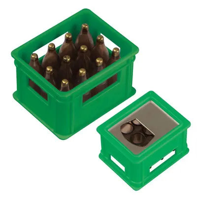 Produktbild von Flaschenöffner Bierkasten mit Magnet in Grün Kapselheber