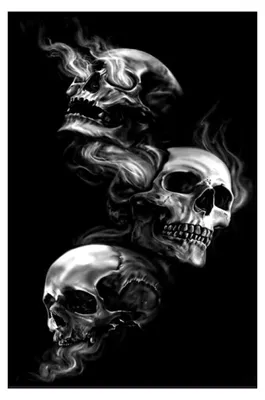 Totenkopf-Teppich Schwarz 120x180 cm Anti-Rutsch waschbar
